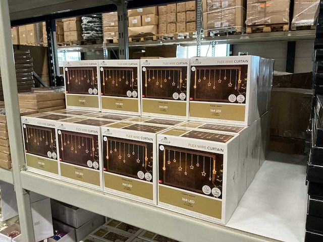 Partij anna’s collection flex wire curtain classic warm 364led (40x) - afbeelding 1 van  3