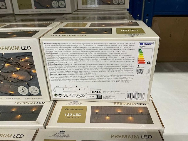 Partij anna’s collection premium led classic warm 120 led 12m lights (47x) - afbeelding 3 van  3