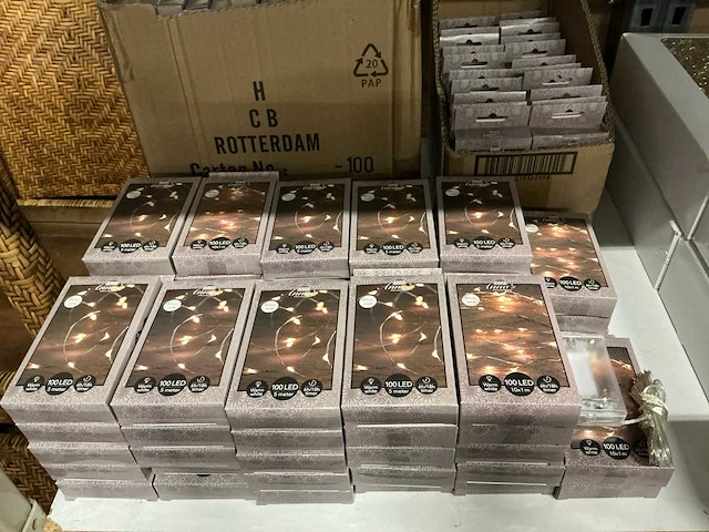 Partij anna’s collection silver wire warm white 100led (130x) - afbeelding 1 van  5