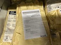 Partij ansell alphatec 87-137 handschoenen size 10 (96x) - afbeelding 2 van  2