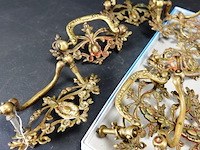 Partij antiek (18de eeuws) brons/messing beslag - afbeelding 3 van  5