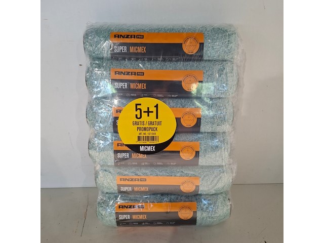 Partij anza muurverfrollers 25 cm, anza, groen - afbeelding 2 van  5