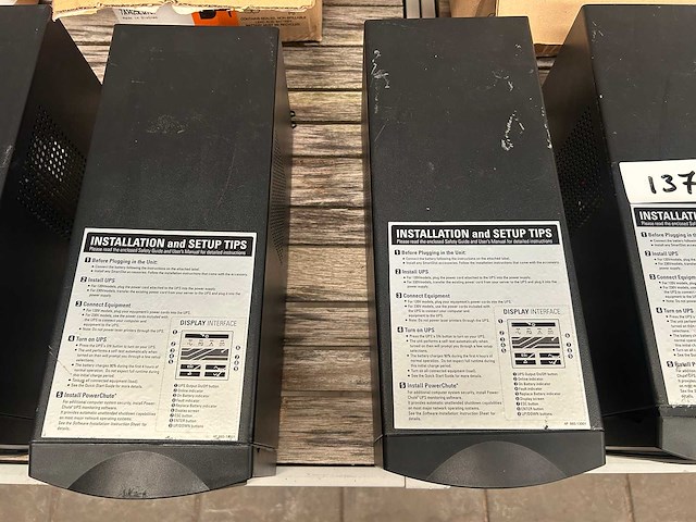 Partij apc smart-ups noodstroomvoorzieningen incl. rackmodel - afbeelding 2 van  2