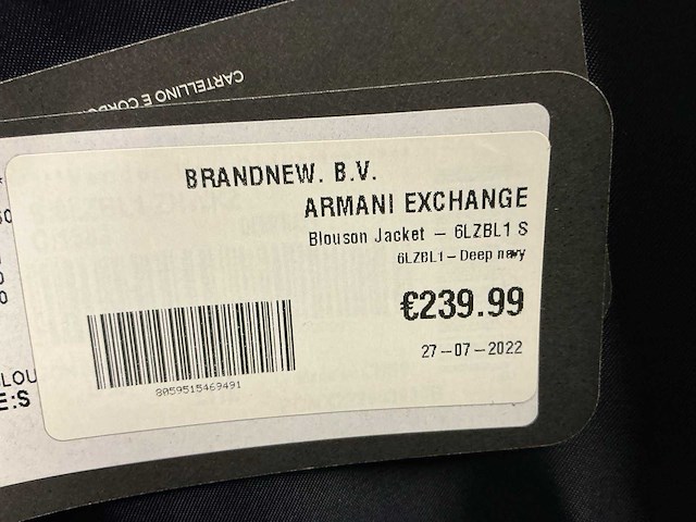 Partij armani exchange & calvin klein jeans heren jassen (8x) - afbeelding 5 van  10