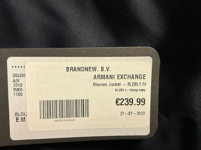 Partij armani exchange & calvin klein jeans heren jassen (8x) - afbeelding 6 van  10