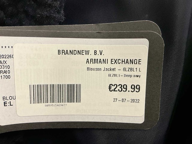 Partij armani exchange & calvin klein jeans heren jassen (8x) - afbeelding 7 van  10