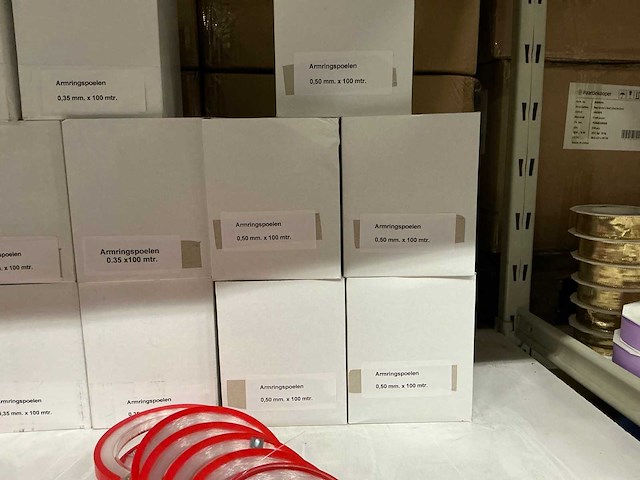 Partij armringspoelen 0,50 & 0,35 mm x 100mtr (177x) - afbeelding 4 van  4