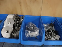 Partij assortimentsbakken voor kleine onderdelen incl. bevestigingsmaterialen - afbeelding 3 van  4
