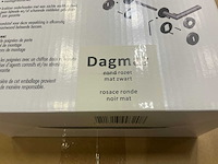 Partij avenue dagmar deurbeslag zwart (96x) - afbeelding 2 van  2