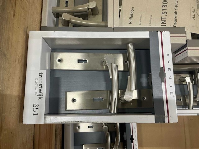 Partij avenue deurkruk sets duo rvs (circa 34 stuks) - afbeelding 1 van  4