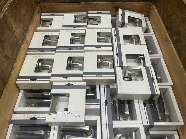 Partij avenue farfalla rvs deurkruk sets (circa 150 stuks) - afbeelding 4 van  6