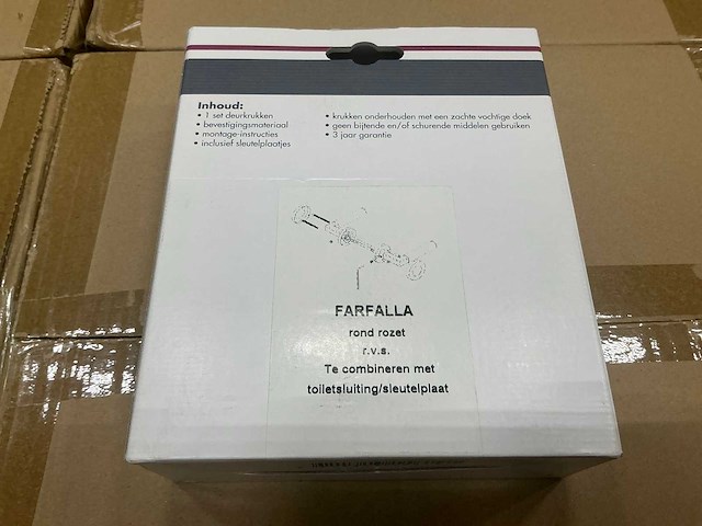 Partij avenue farfalla rvs deurkruk sets (circa 150 stuks) - afbeelding 6 van  6