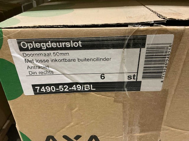 Partij axa opleg deursloten (72x) - afbeelding 4 van  4