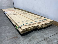Partij ayous planken - 300-450x15x2,3 cm - afbeelding 5 van  9