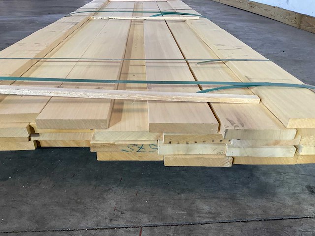 Partij ayous planken - 300-450x15x2,3 cm - afbeelding 5 van  6