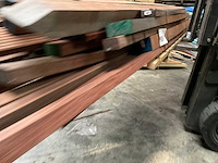 Partij azobé hardhouten palen en balken - afbeelding 4 van  13