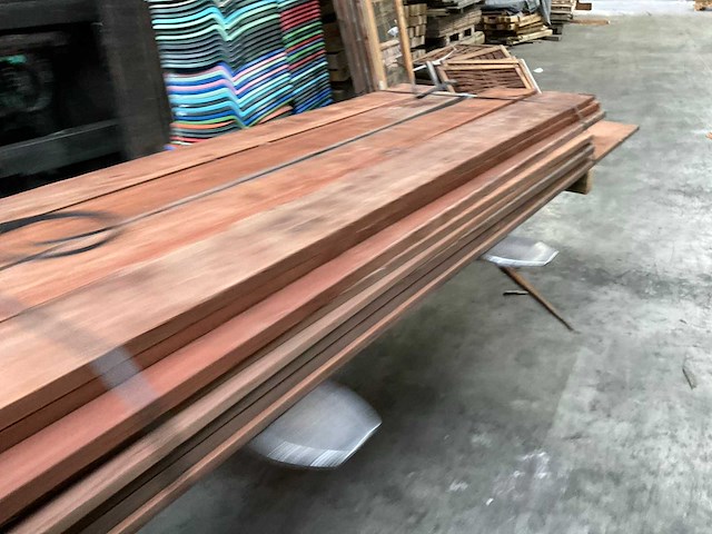 Partij azobé tuinplanken 200-300 cm - afbeelding 3 van  8