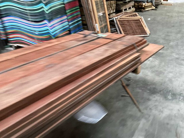 Partij azobé tuinplanken 200-300 cm - afbeelding 4 van  8