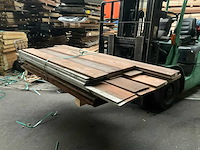 Partij azobé tuinplanken - afbeelding 1 van  12