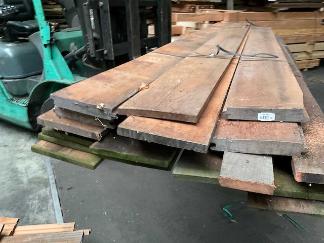 Partij azobé tuinplanken - afbeelding 5 van  9