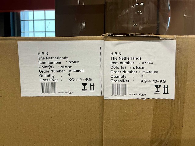 Partij b-living bloemenvazen h37cm (52x) - afbeelding 6 van  6