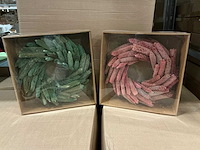 Partij babalakransen groen & rood (52x) - afbeelding 1 van  6