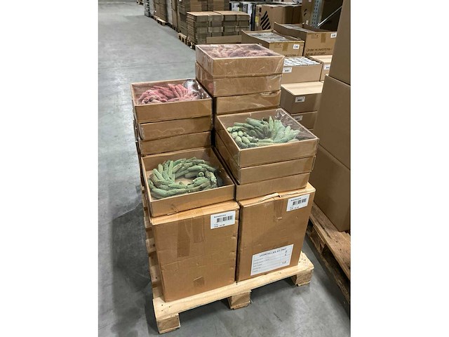 Partij babalakransen groen & rood (52x) - afbeelding 2 van  6