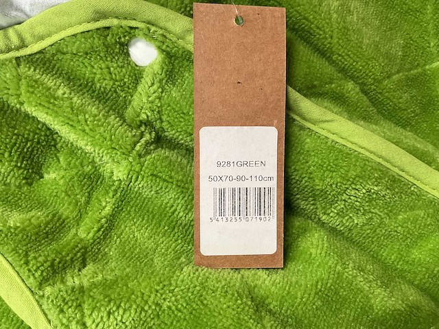 Partij baby slaapzakken groen (72x) - afbeelding 2 van  3