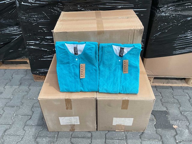 Partij baby slaapzakken petrol (72x) - afbeelding 2 van  3