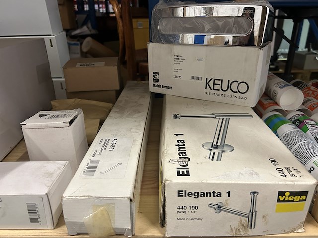 Partij badkameraccessoires w.o. viega, keuco - afbeelding 3 van  7