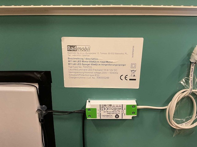 Partij badmobil badkamerspiegels 80x62 cm (24x) - afbeelding 5 van  7