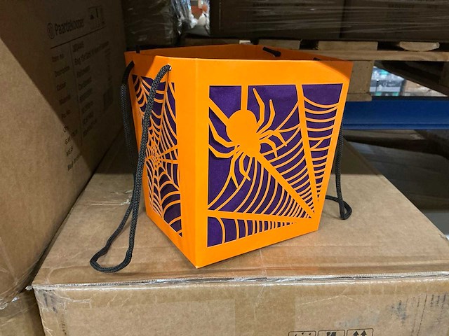 Partij bag 15x12xh18cm layer of halloween (600x) - afbeelding 1 van  3