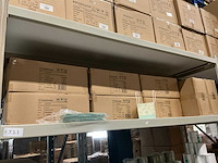 Partij bag botany white kraft 12x12xh12cm green white kraft (1600x) - afbeelding 7 van  8