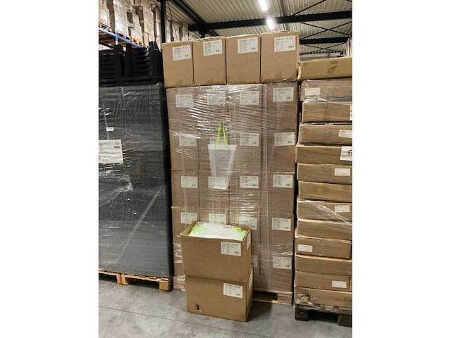 Partij bag clear 24/10x10/8x36cm koord lichtgroen (9600x) - afbeelding 3 van  4