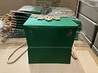 Partij bag crozy fall green 12.5x12.5x12.5cm (4080x) - afbeelding 3 van  6