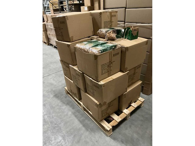 Partij bag crozy fall green 12.5x12.5x12.5cm (4080x) - afbeelding 4 van  6