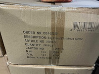 Partij bag floral christmas creme (1920x) - afbeelding 6 van  6