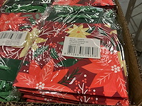 Partij bag floral christmas red 12/12x15/15x18cm (2400x) - afbeelding 5 van  7