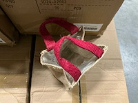 Partij bag foxy jute 12,5x12,5xh12,5cm red (1800x) - afbeelding 2 van  6