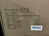 Partij bag foxy jute 14,5x14,5xh14,5cm (2070x) - afbeelding 5 van  5