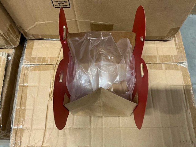 Partij bag gift full love 12,5x12,5x12,5cm red (2000x) - afbeelding 3 van  7