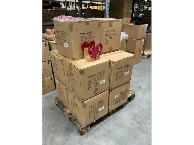 Partij bag gift full love 12,5x12,5x12,5cm red (2000x) - afbeelding 5 van  7