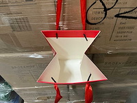 Partij bag green solutions 15/15x11/11x20cm red (8200x) - afbeelding 2 van  6