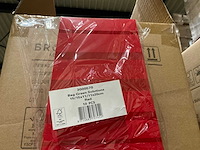 Partij bag green solutions 15/15x11/11x20cm red (8200x) - afbeelding 5 van  6