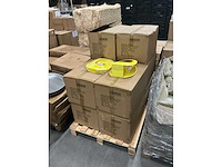 Partij bag happy easter cardboard yellow 12x12x34cm (2000x) - afbeelding 5 van  6