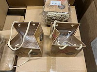 Partij bag kraft blum green/rood 13x13x13cm (3250x) - afbeelding 2 van  7