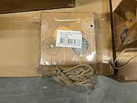 Partij bag kraft blum green/rood 13x13x13cm (3250x) - afbeelding 3 van  7