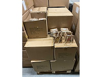 Partij bag kraft blum green/rood 13x13x13cm (3250x) - afbeelding 5 van  7