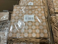 Partij bag kraft flores orange 20x20x20cm (720x) - afbeelding 4 van  5