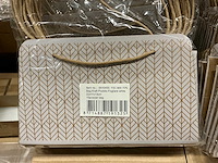 Partij bag kraft pockito fogliare white 22x11x13cm (1750x) - afbeelding 5 van  5